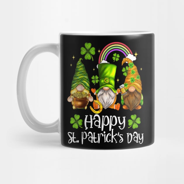 Lucky Shamrock Gnomie Lovers Happy St Patrick's Day by Mhoon 